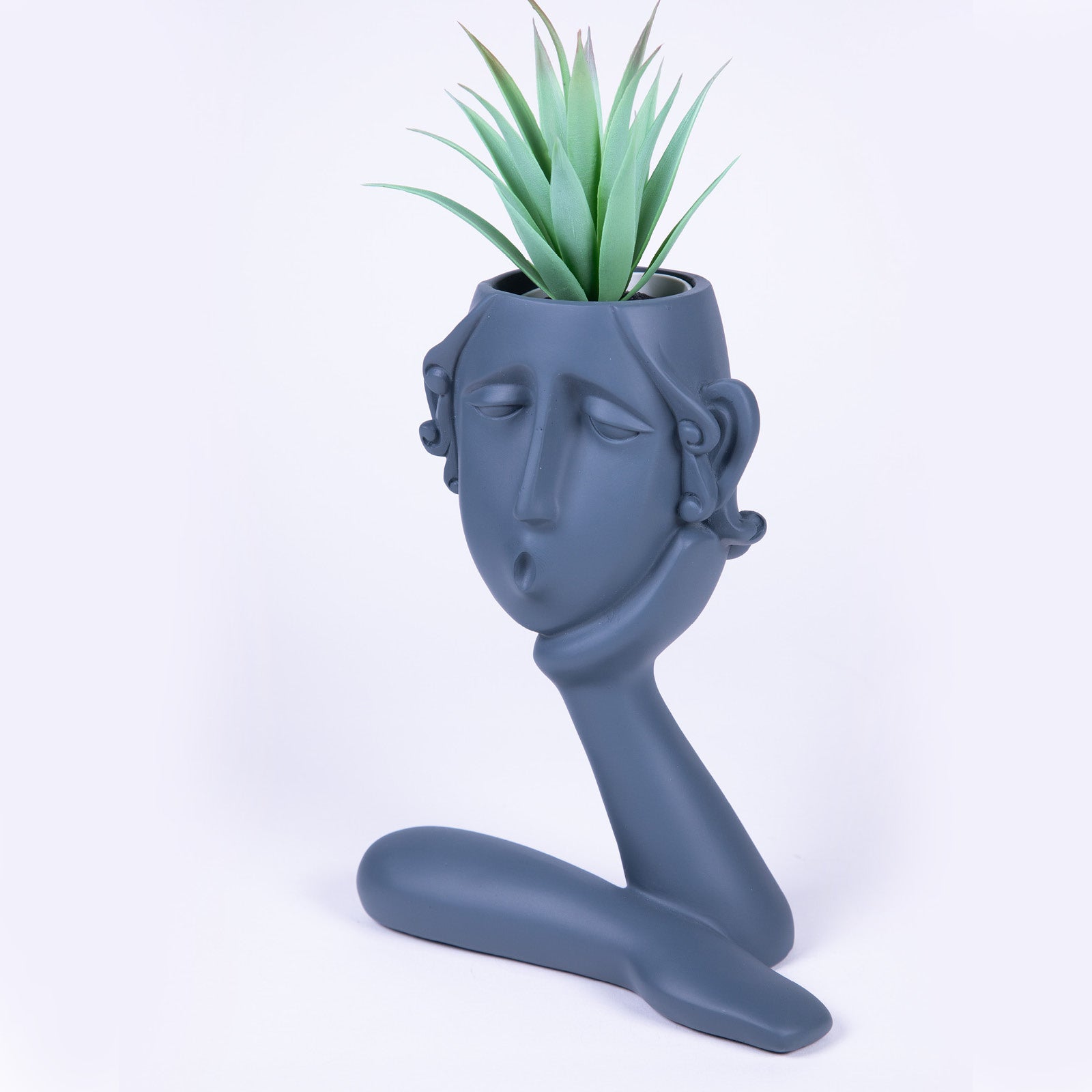 Set of 3 Decorative Resin Succulent Planter Pots