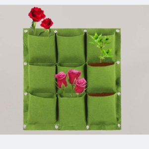 18-Pocket Vertical Planter Bag | Hanging Garden Grow Bag for Flowers & Herbs