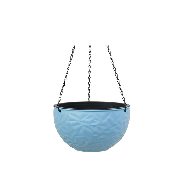 Self-Watering Resin Hanging Planter Flower Basket