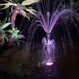 Adjustable Fountain Nozzle Set with 3 Spray Patterns