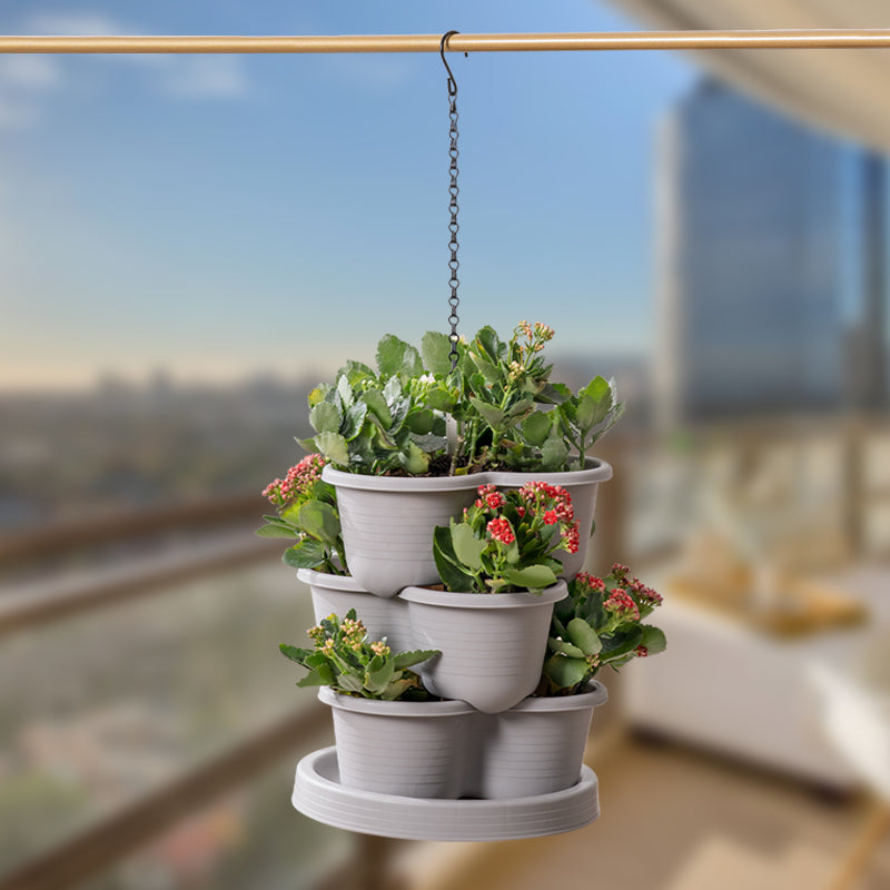 planter hanging chain Hanging Chain for 5-Tier Vertical Planter Tower – Molly's Backyard