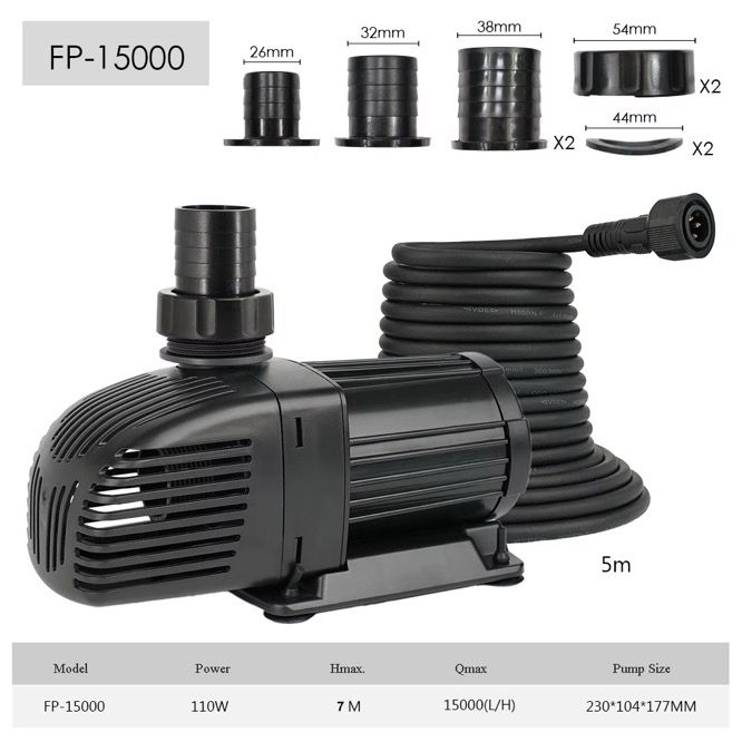 FP 15000 LPH Amphibious Pond Pump – High Flow Submersible & Inline Water Pump