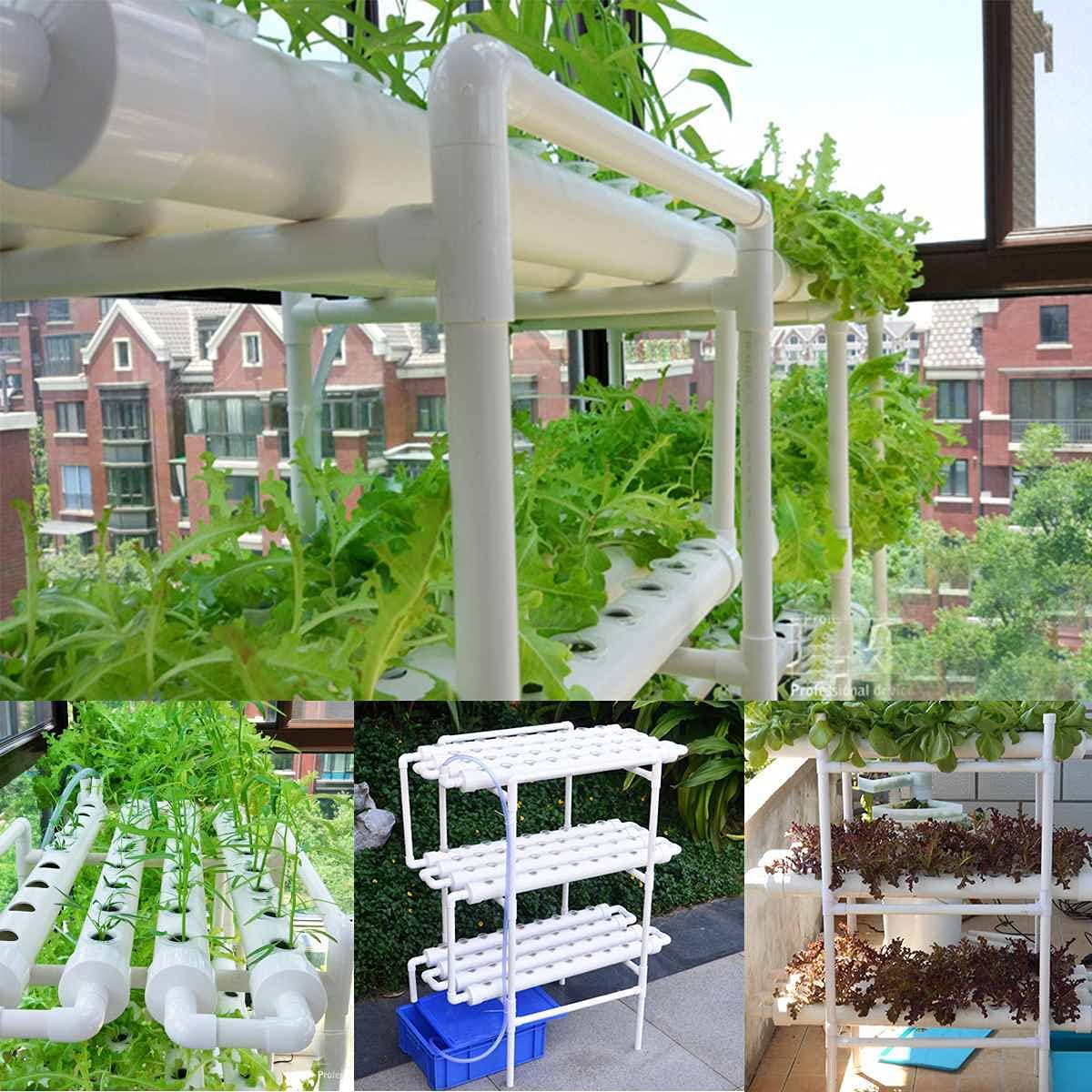 108-Plant Vertical Hydroponic Garden System | All-in-One Home Growing Kit