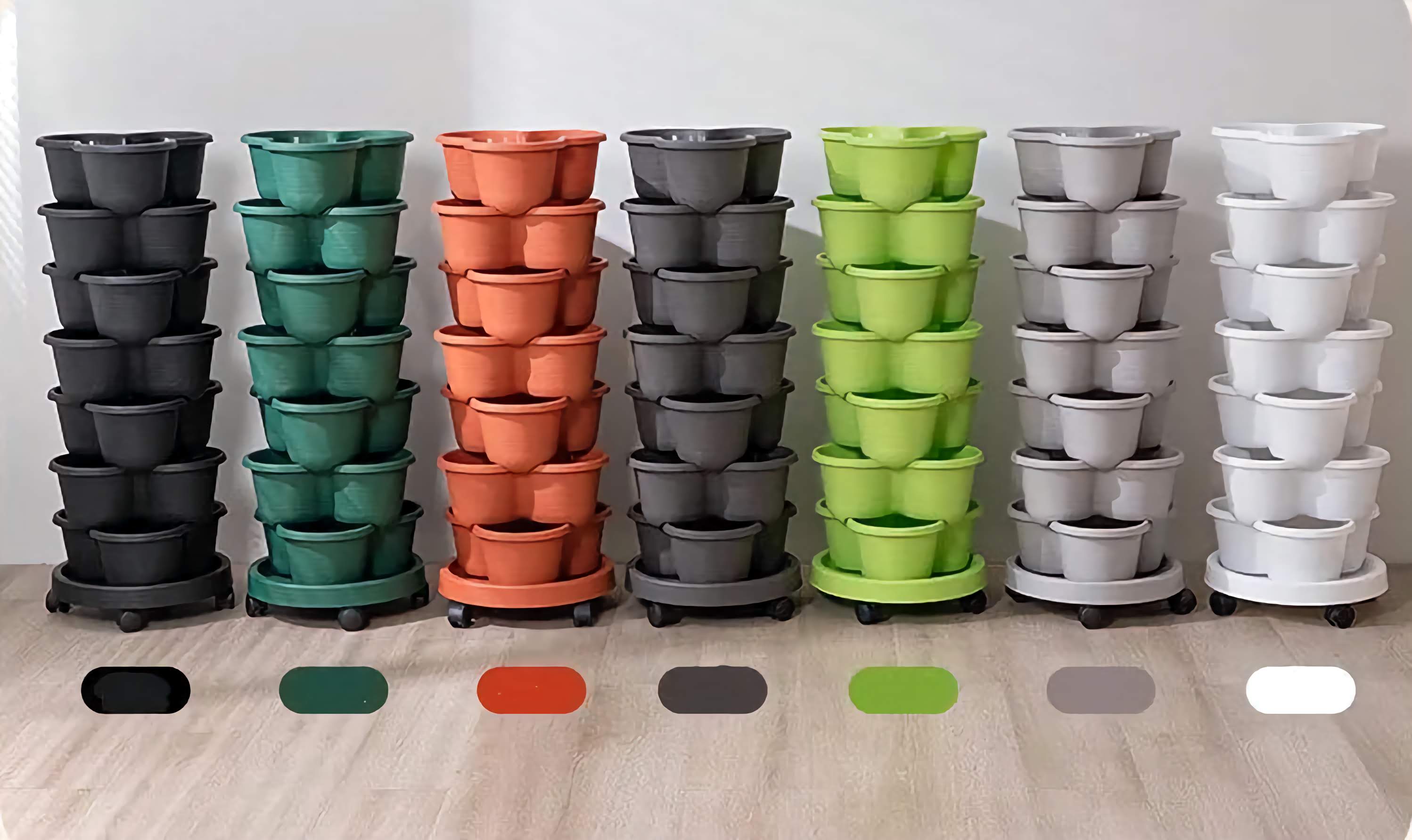 5 Tier Vertical Stackable Garden Planter