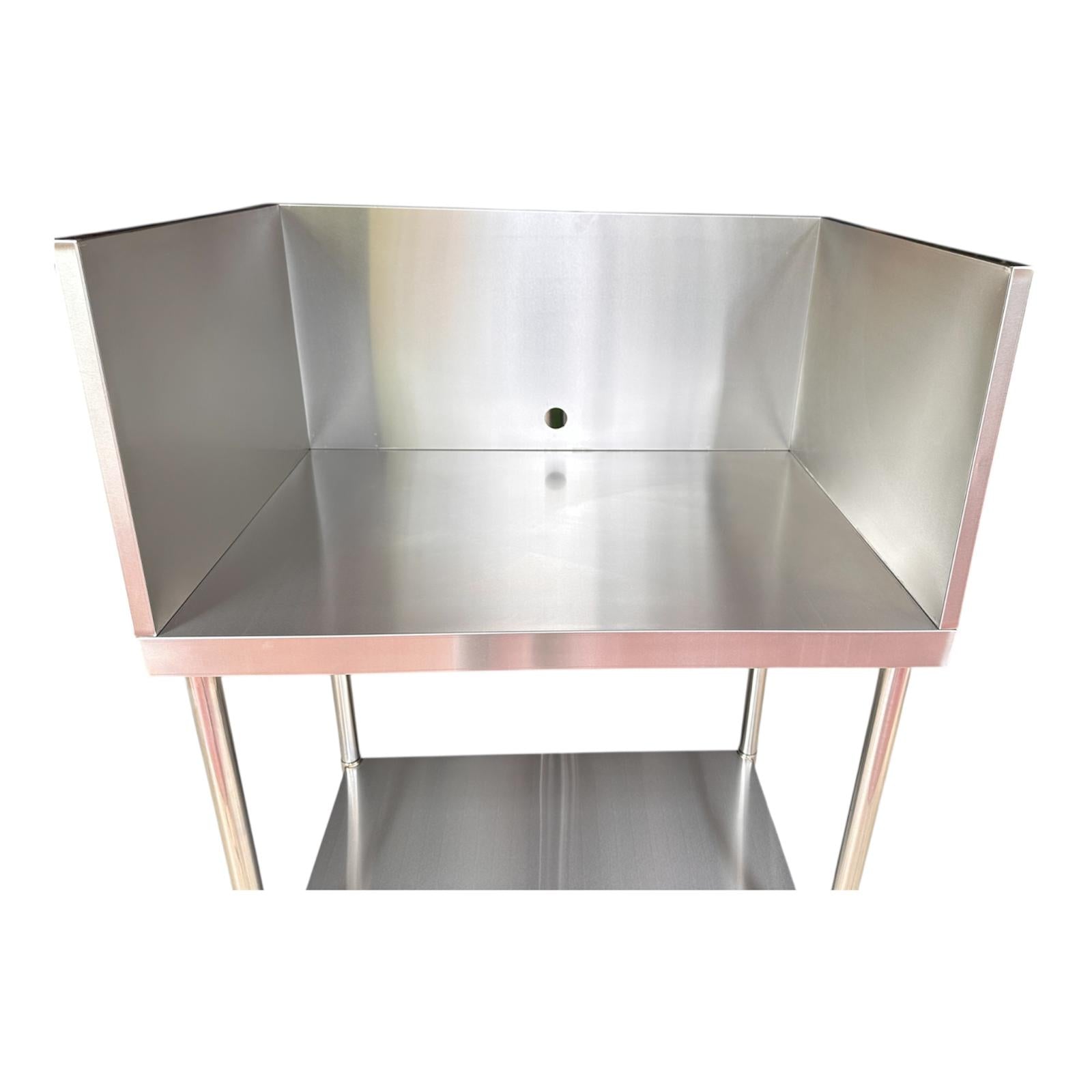 Stainless Steel Table Tall Flashback