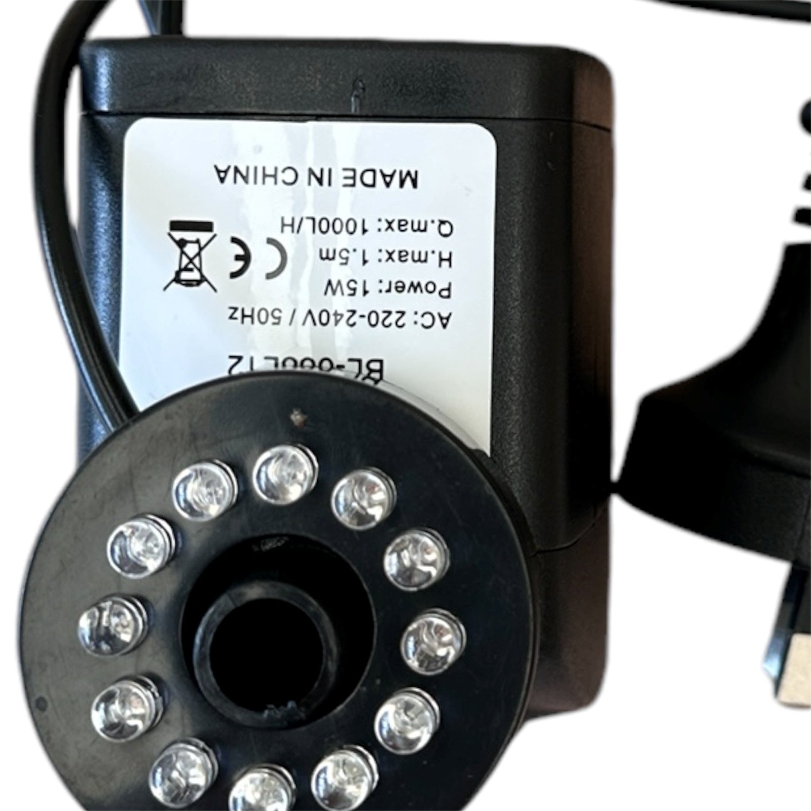 1000LPH Submersible Water Pump with LED Light