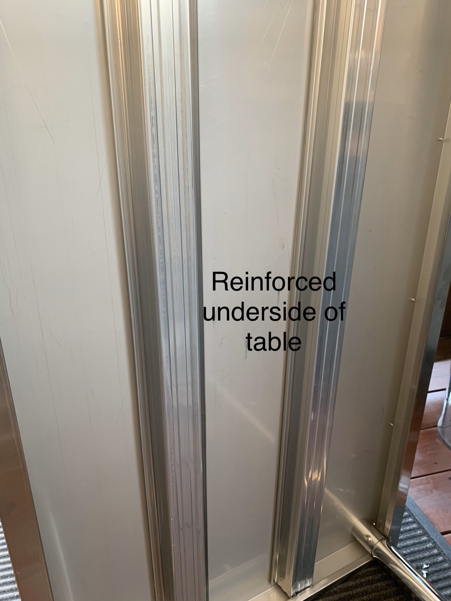 900 × 600 × 850mm Stainless Steel Prep Table with Splashback