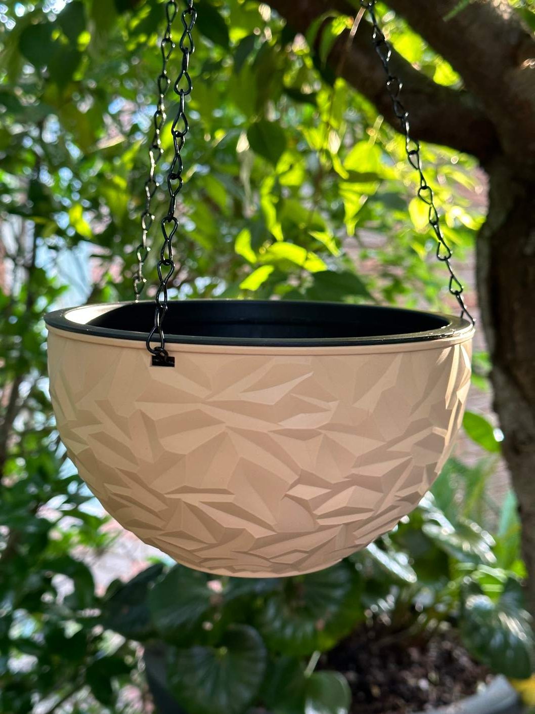Self-Watering Resin Hanging Planter Flower Basket