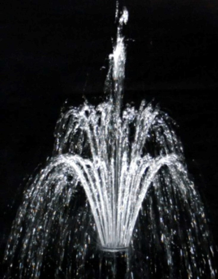Adjustable Fountain Nozzle Set with 3 Spray Patterns