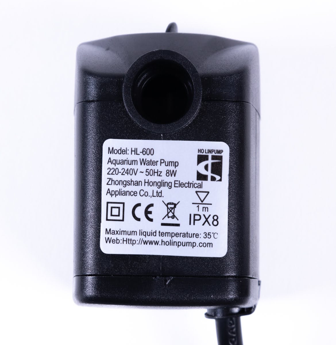 600LPH Submersible Water Pump | Quiet Aquarium & Fountain Pump