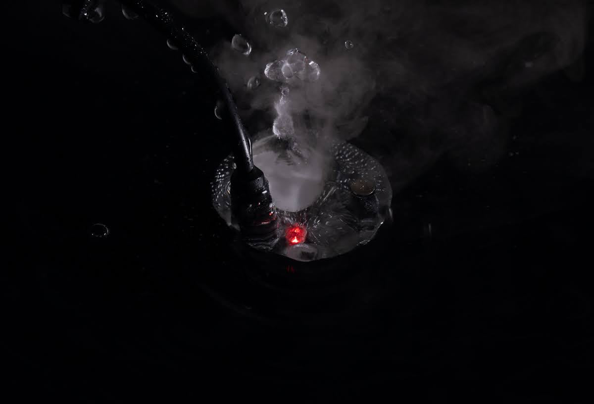 Mist Maker with Red LED Light for Ponds and Aquariums