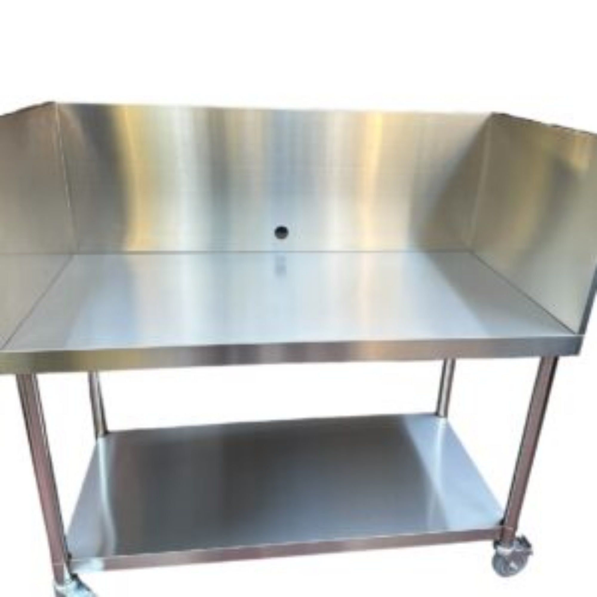 Stainless Steel BBQ Outdoor Table with Splashback