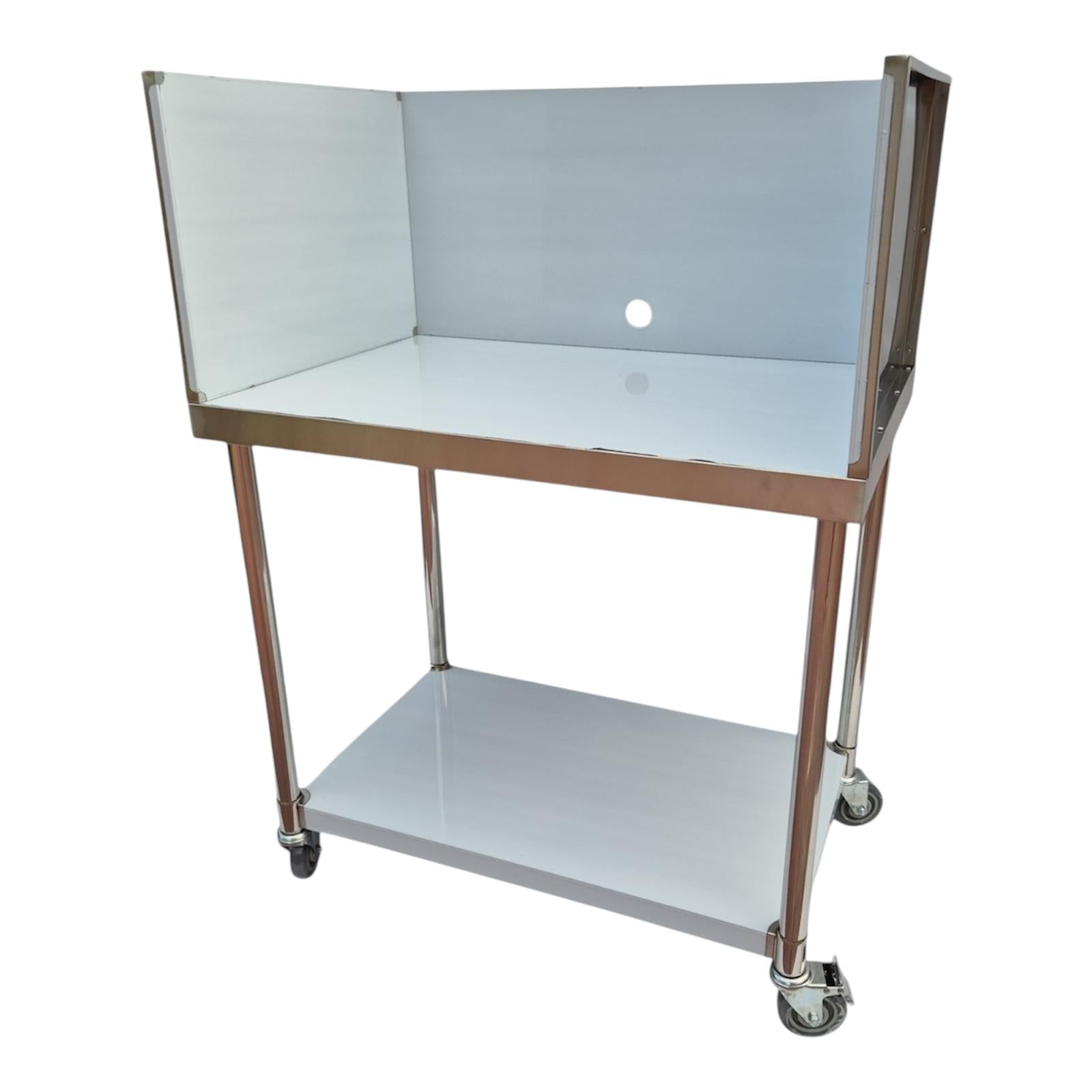 900 × 600 × 850mm Stainless-Steel Commercial Workbench – Heavy-Duty Prep Table