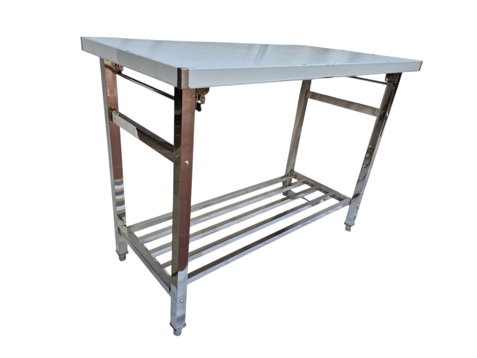 1200mm Folding Stainless-Steel Workbench | Portable BBQ Prep Table