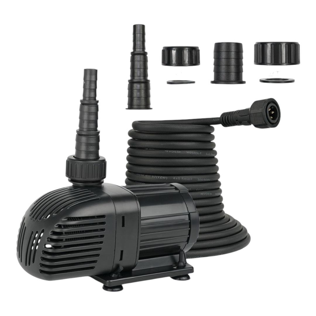 8,000 LPH Amphibious Submersible Water Pump with Filter | Pond & Aquarium