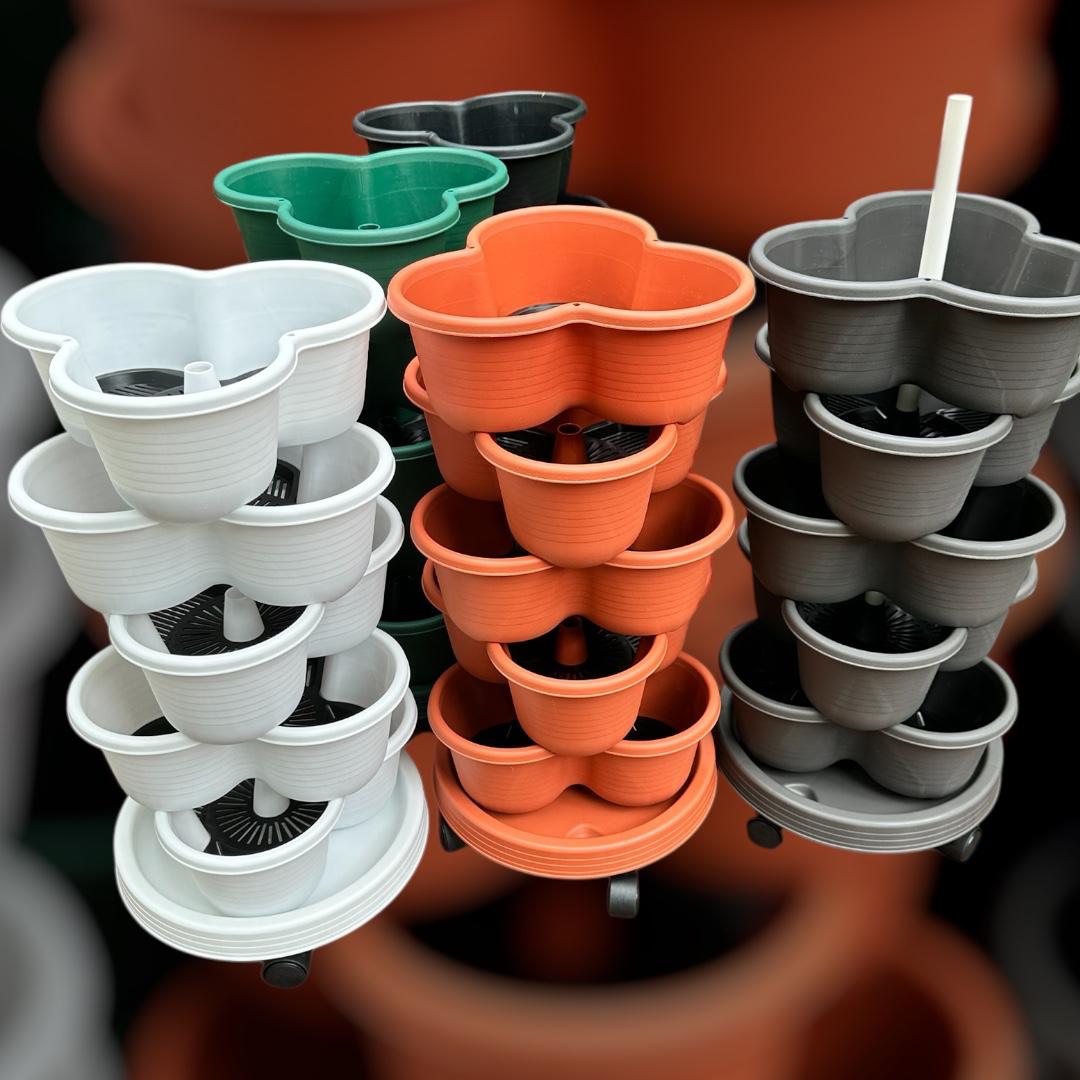 5 Tier Vertical Stackable Garden Planter