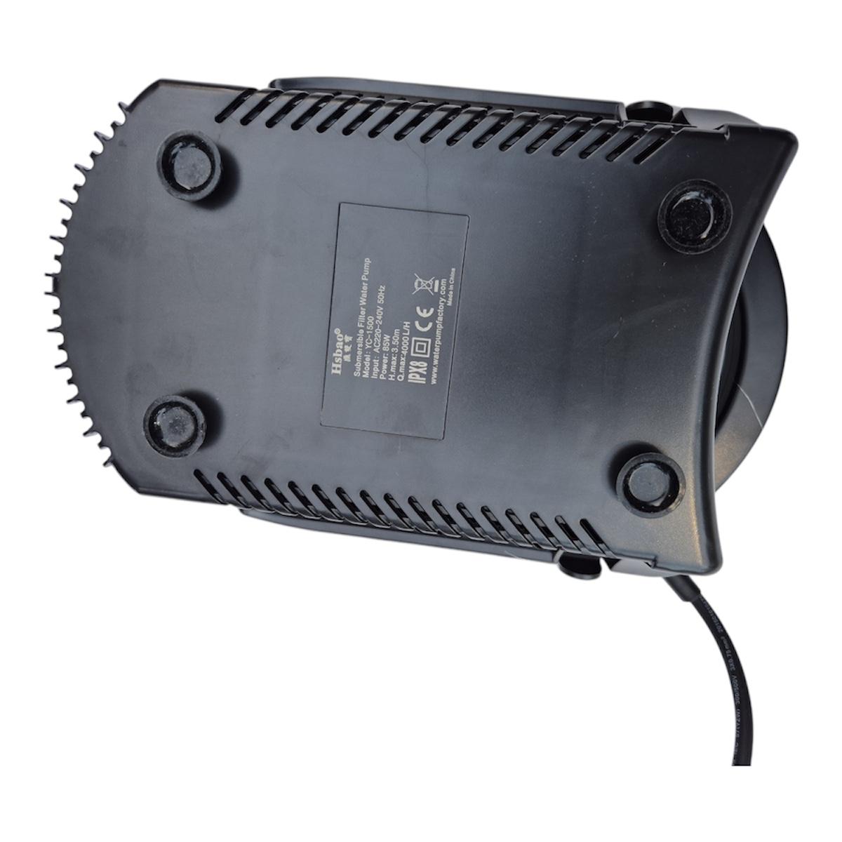 YC 5000 LPH All-in-One Submersible Pond Fountain Filter Pump – 10m Cable