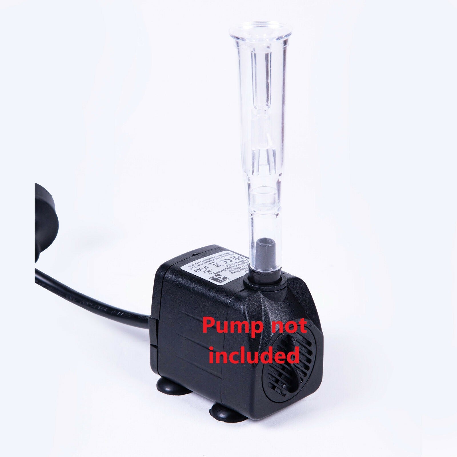 Small Submersible Fountain Head – Nozzle for Garden Ponds & Water Features, Water Bowls, Aquarium