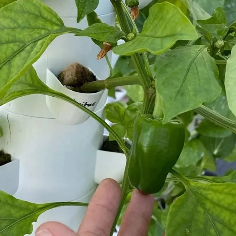 70-Pot Vertical Hydroponic Tower | 14-Layer Aeroponic Home Growing Kit