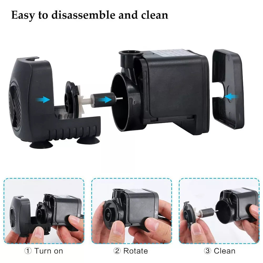 1000LPH Submersible Water Pump with LED Light