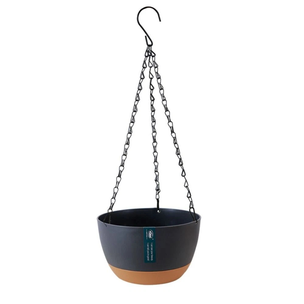 Self-Watering Hanging Planter with Iron Chain