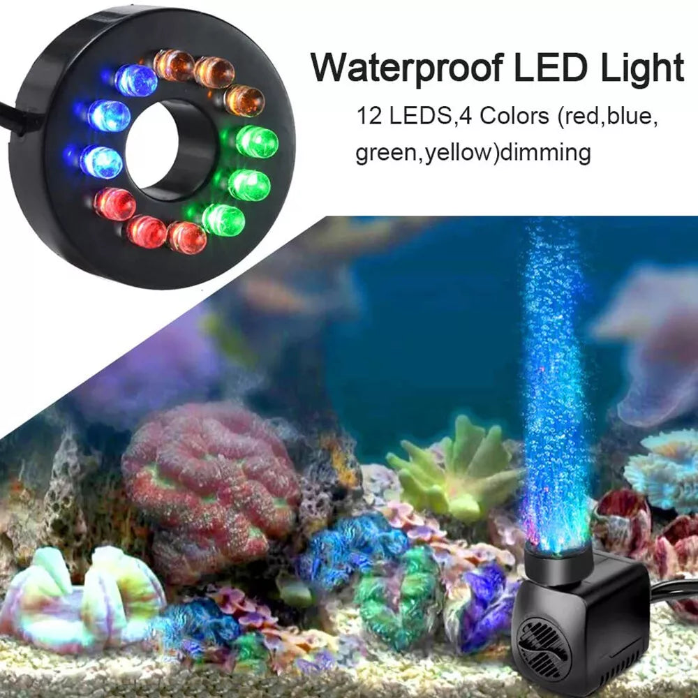 1000LPH Submersible Water Pump with LED Light