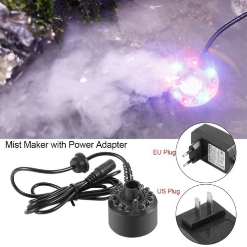 Mist Maker with Red LED Light for Ponds and Aquariums