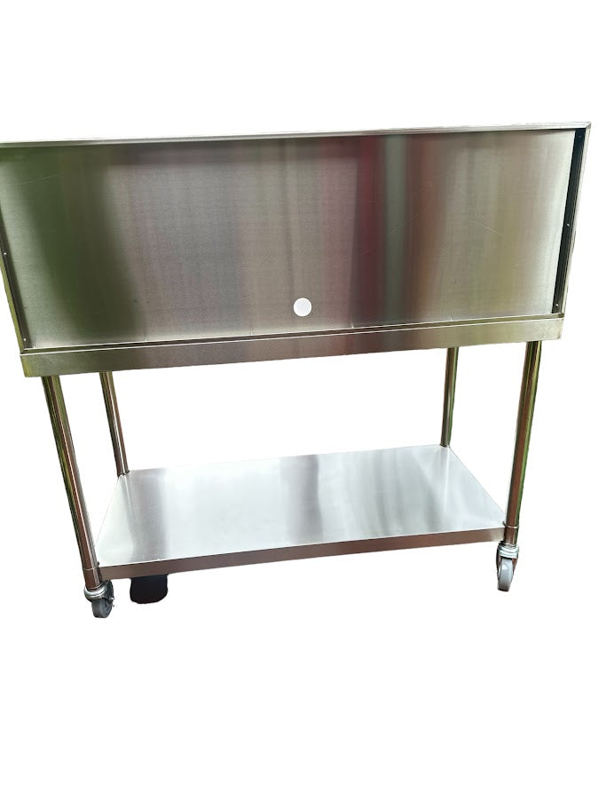 Stainless Steel Table Tall Flashback