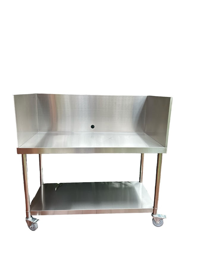900 × 600 × 850mm Stainless-Steel Commercial Workbench – Heavy-Duty Prep Table