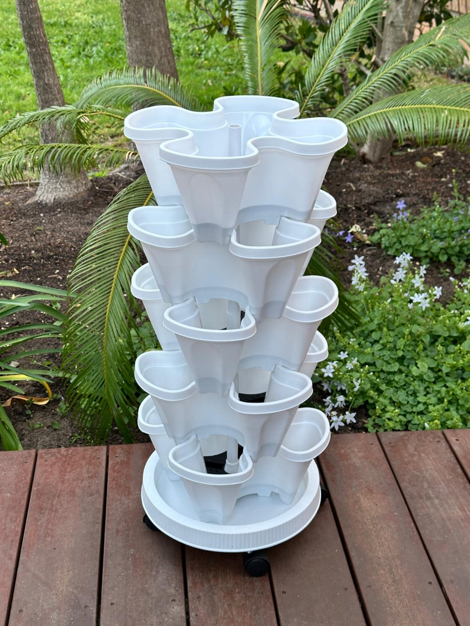 5 -Tier Stackable Vertical Garden Planter Bulk Kit